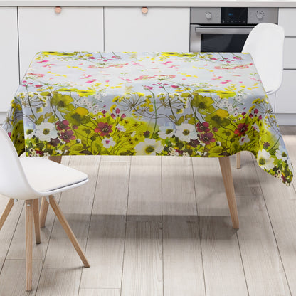 Wachstuch Tischdecke Blumenwiese