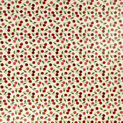 Wachstuch Tischdecke kirschen