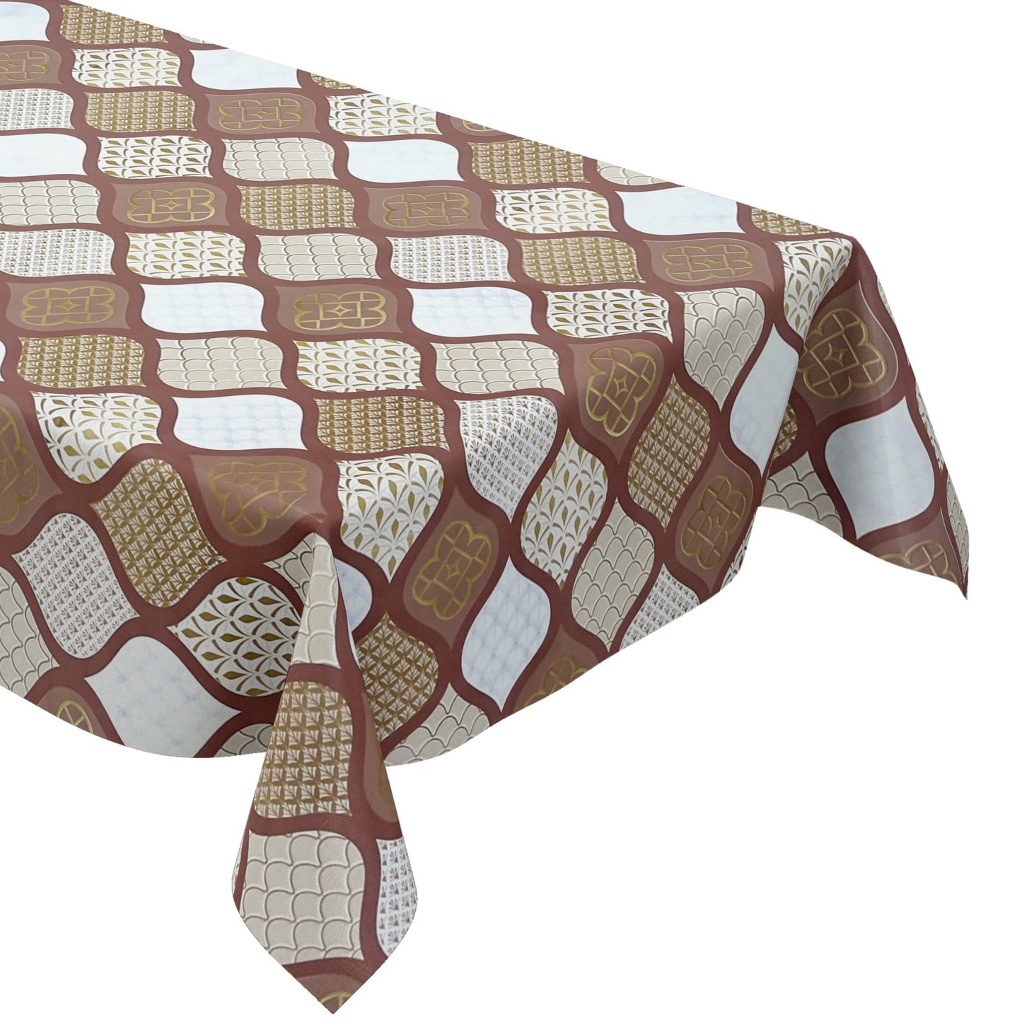 KEVKUS Wachstuchtischdecke Weihnachten bordeaux kaufen www.kevkus.de gold eckig rund oval