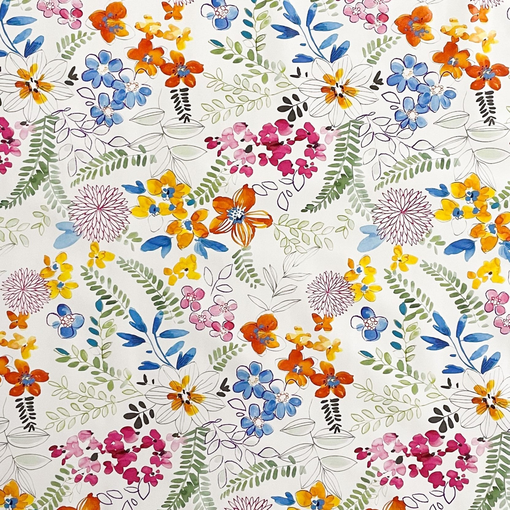 Wachstuchtischdecke Blumen Blüten