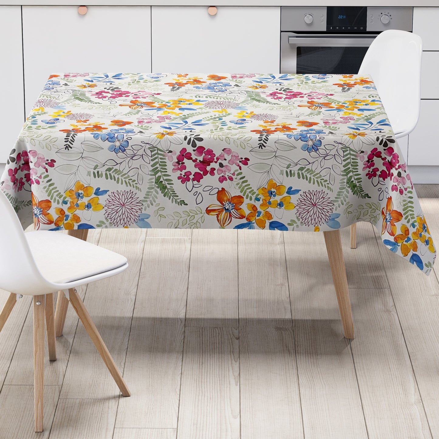 Wachstuchtischdecke Blumen Blüten
