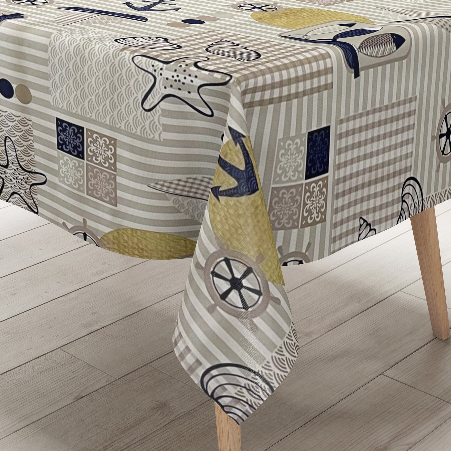 Wachstuch Tischdecke maritim