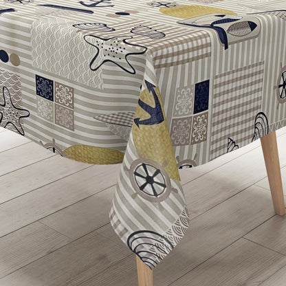 Wachstuch Tischdecke maritim