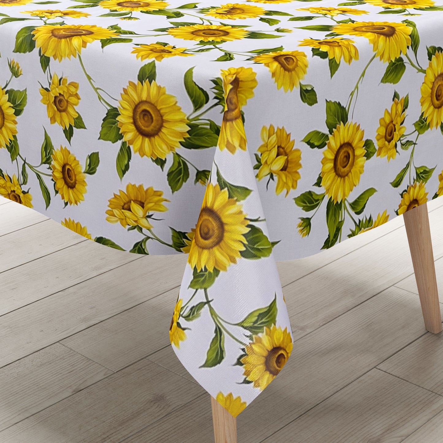 Wachstuch Tischdecke Sonnenblumen