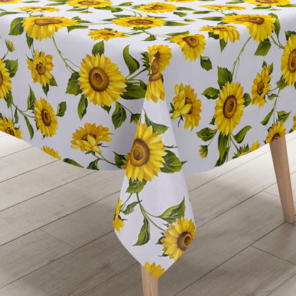 Wachstuch Tischdecke Sonnenblumen
