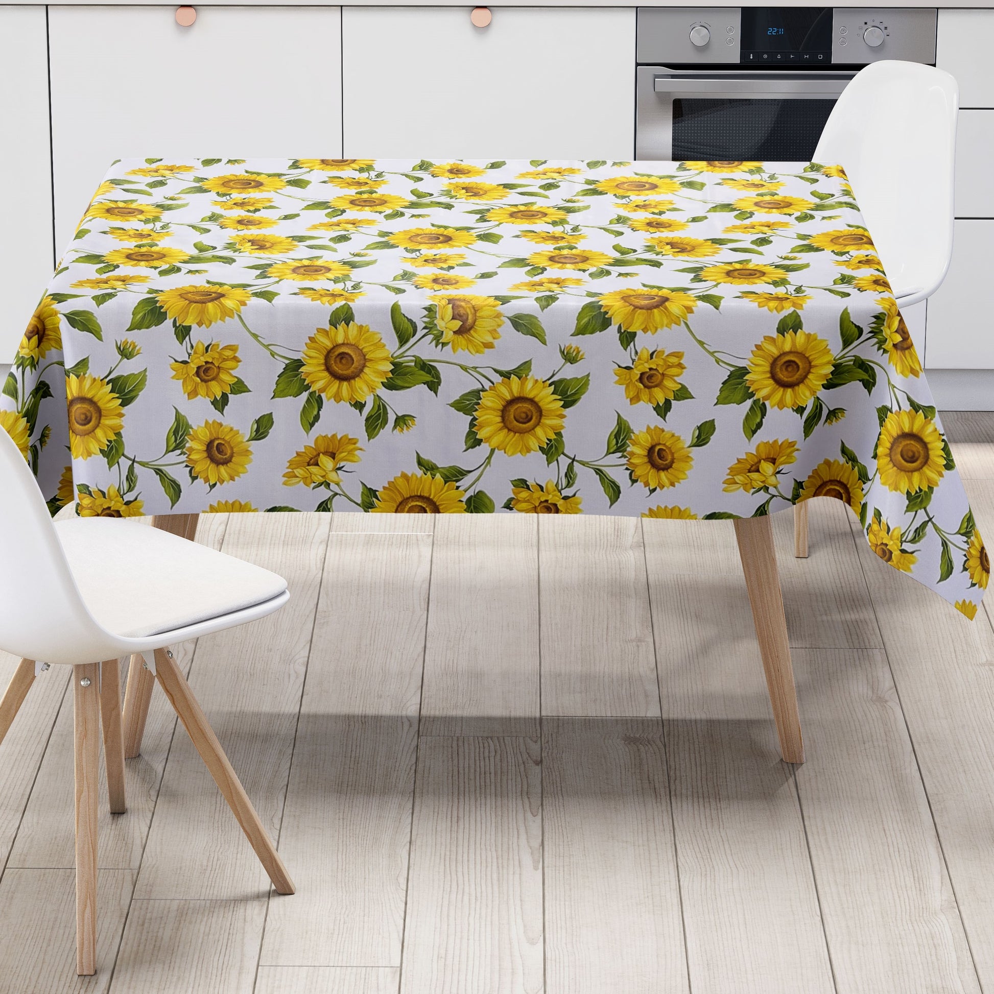 Wachstuch Tischdecke Sonnenblumen