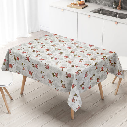 wachstuchshop24 abwaschbare Tischdecke Wachstuch eckig rund oval Rosen Blumen