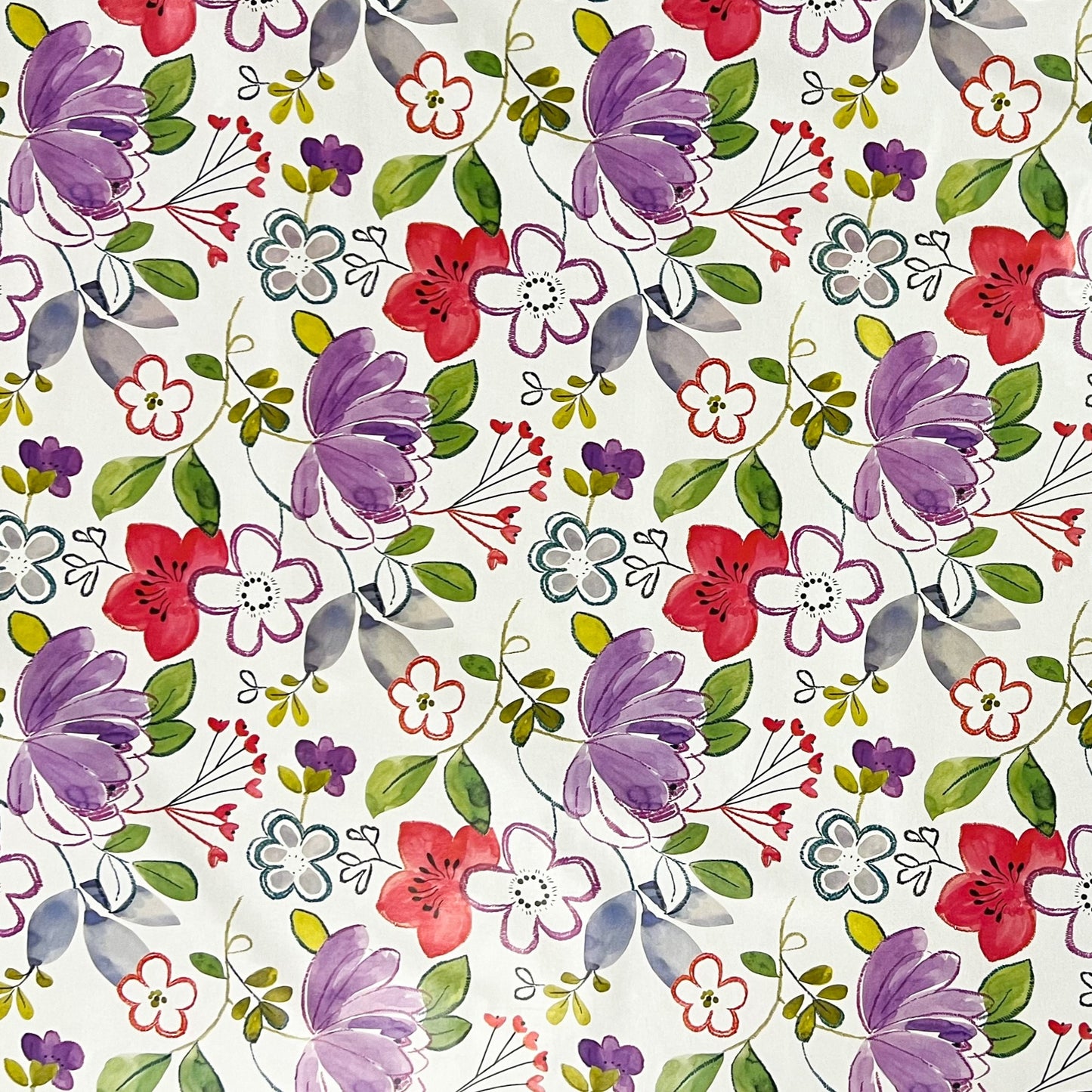 Wachstuch Tischdecke Blumenwiese