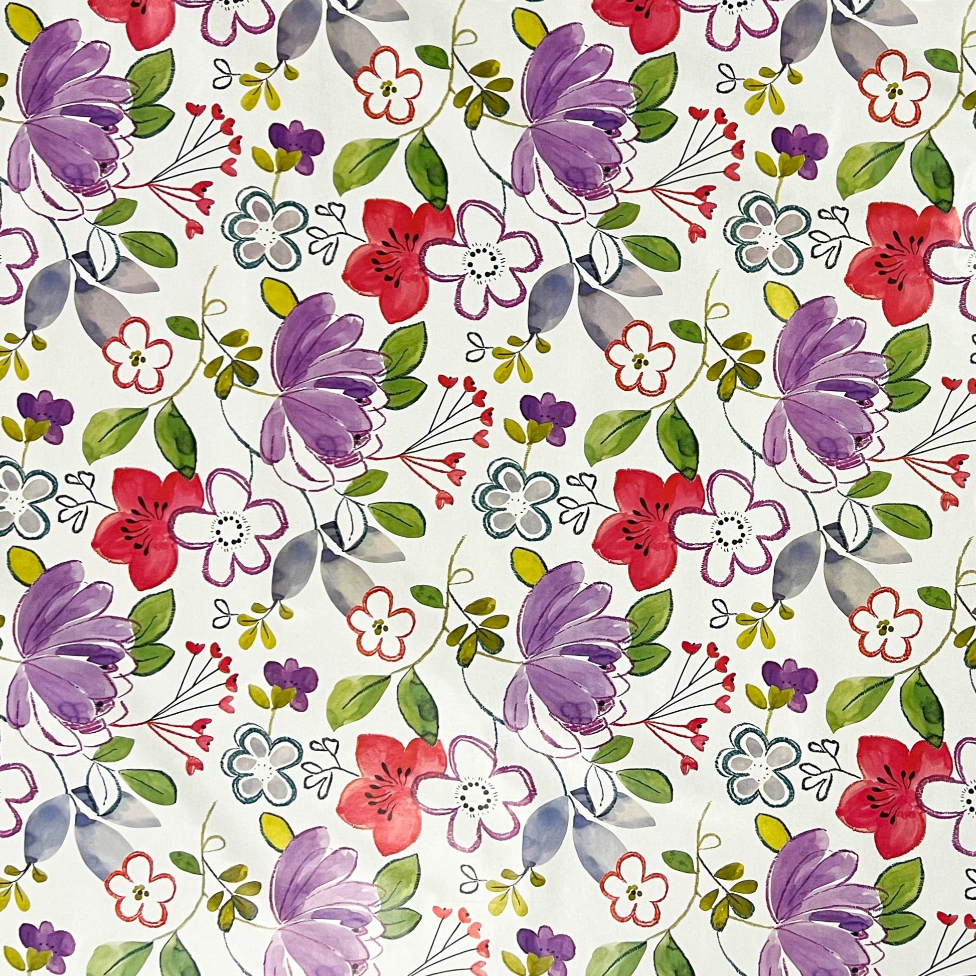 Wachstuch Tischdecke Blumenwiese