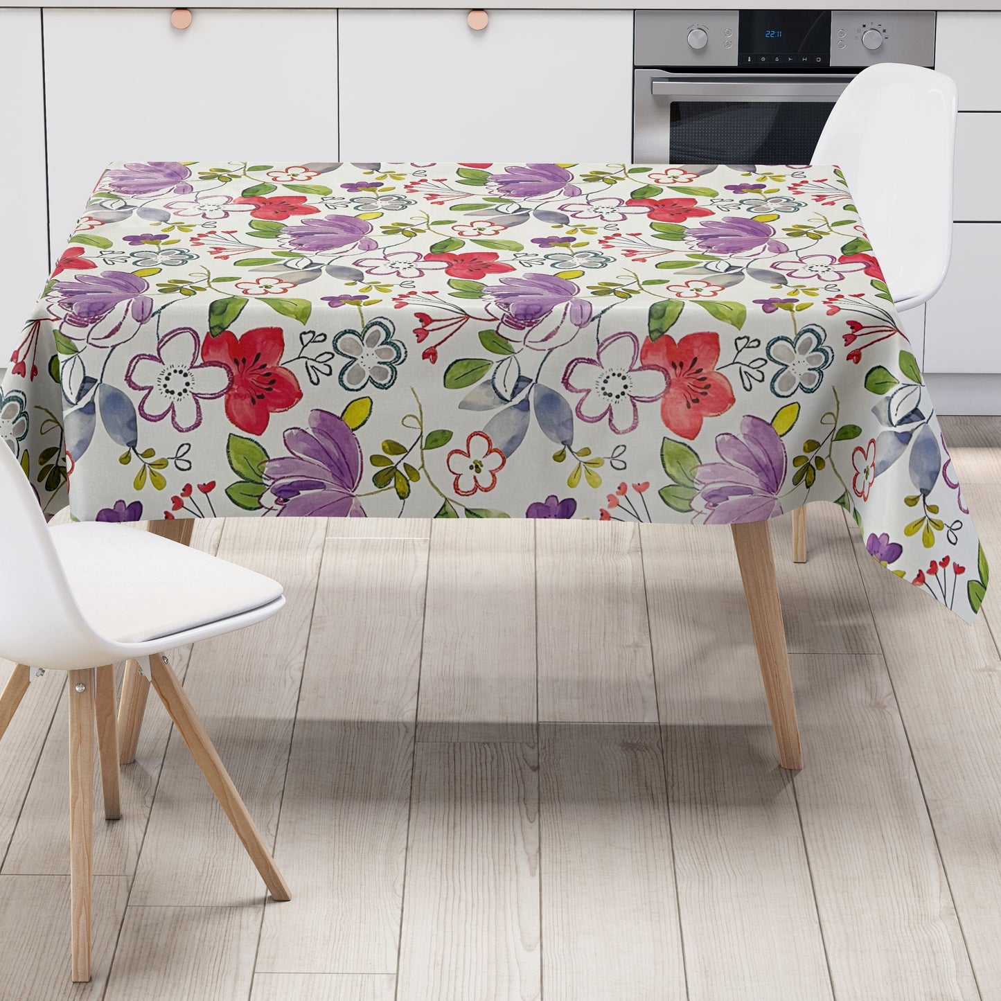 Wachstuch Tischdecke Blumenwiese