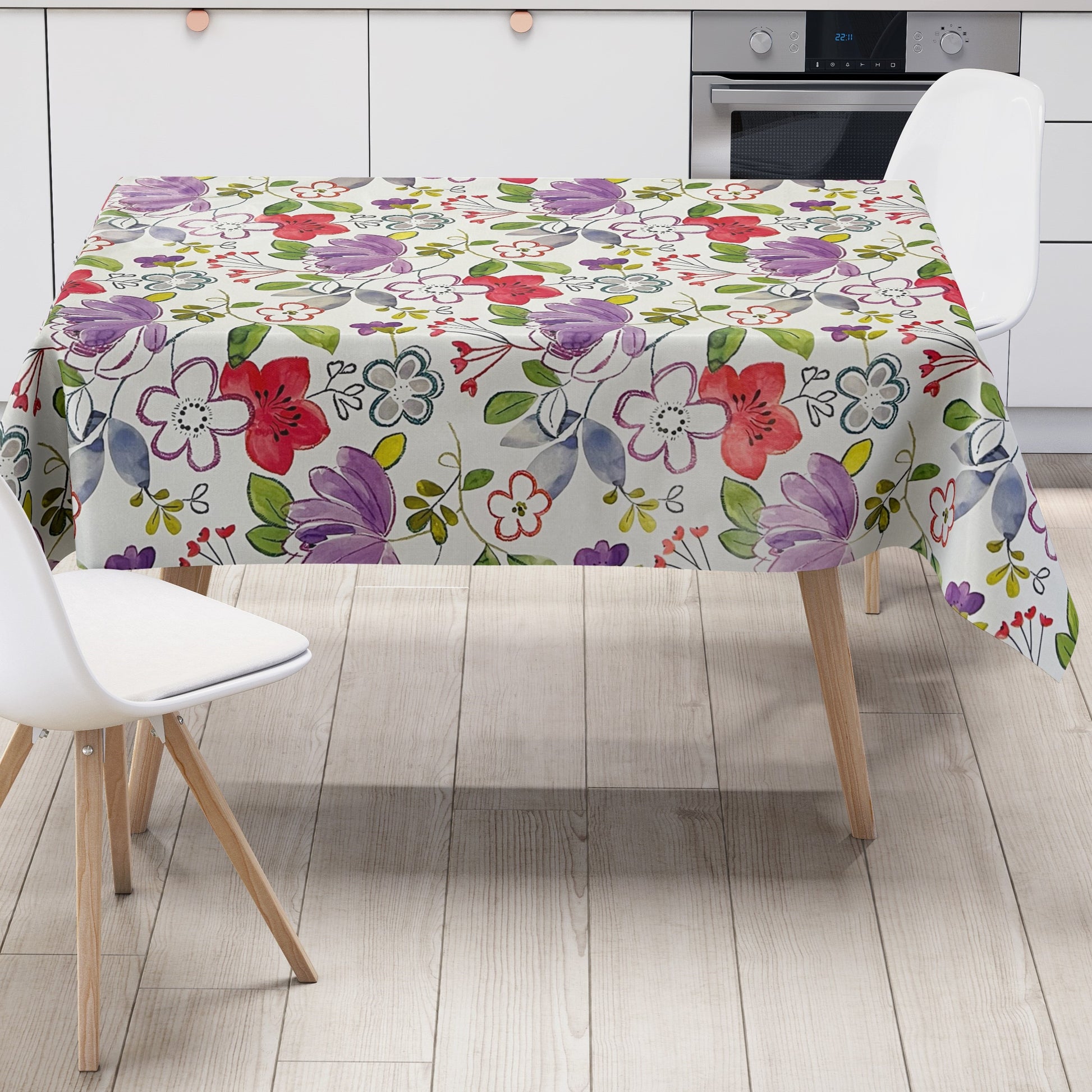 Wachstuch Tischdecke Blumenwiese