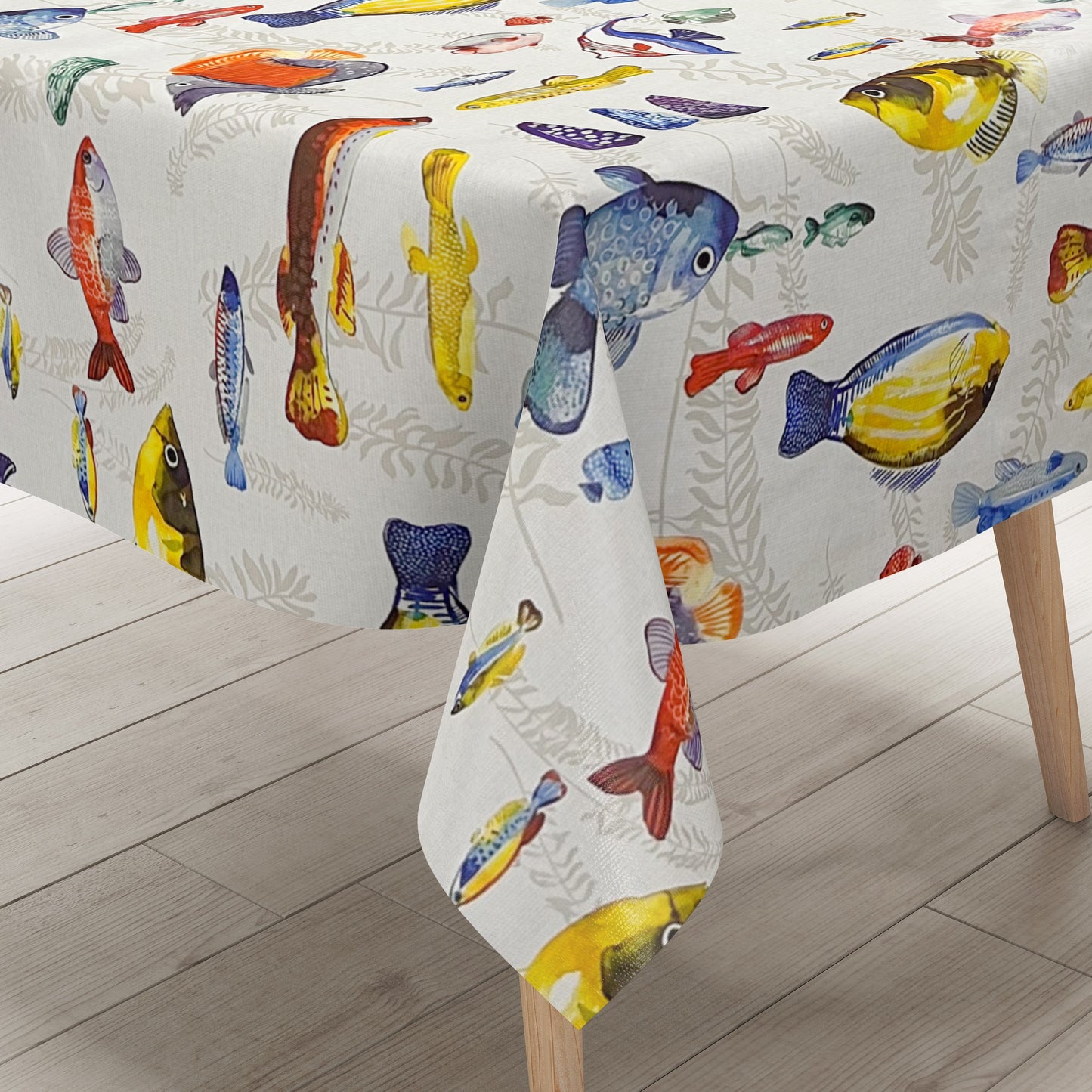 Wachstuchtischdecke Fische