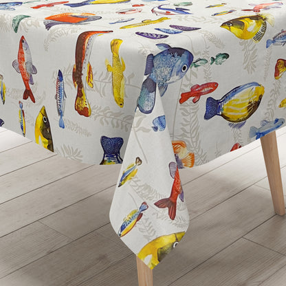 Wachstuchtischdecke Fische