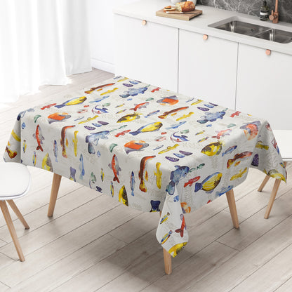 Wachstuchtischdecke Fische
