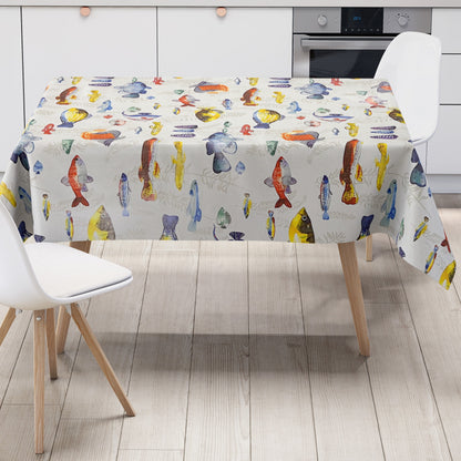 Wachstuchtischdecke Fische