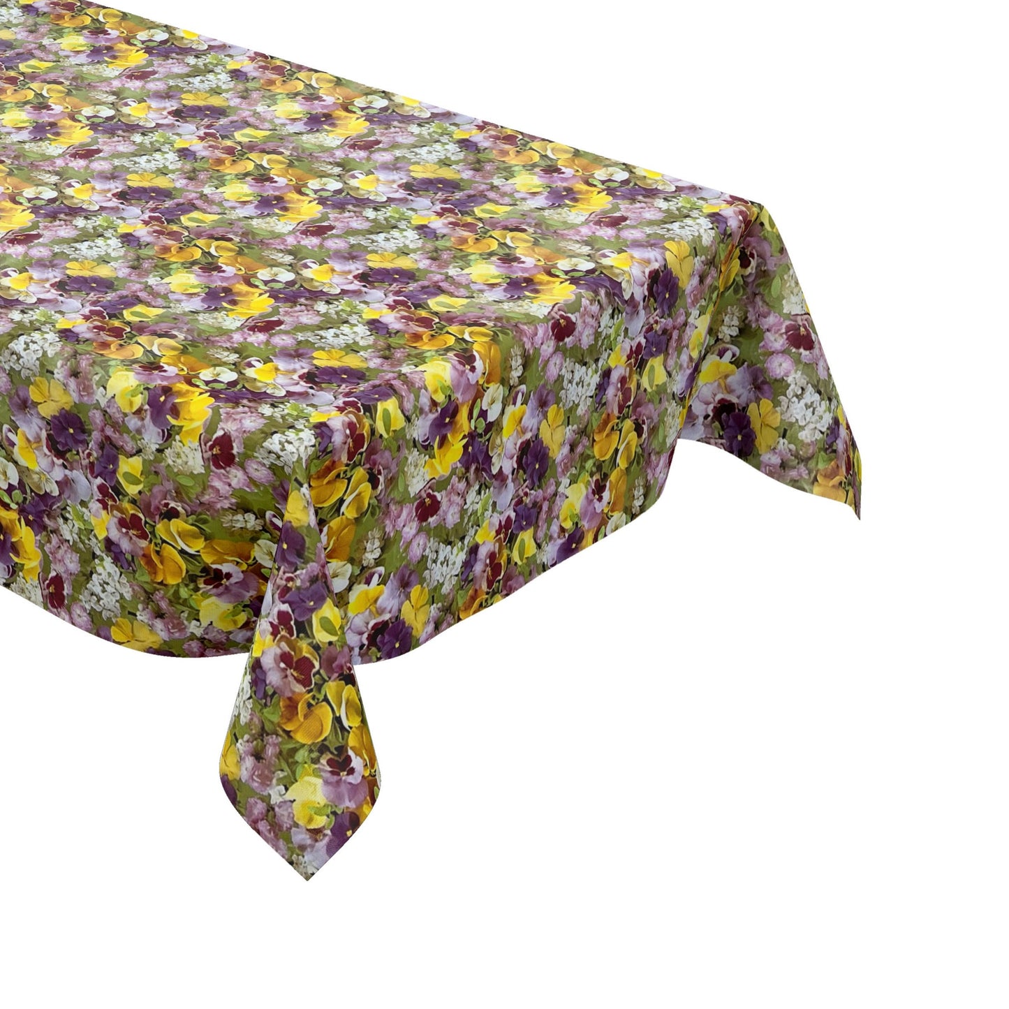 Wachstuchrolle Meterware Rollenware C970 Blüten Stiefmütterchen Wiese