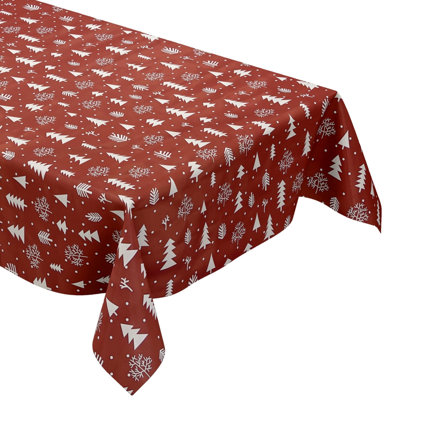 KEVKUS Wachstuch Tischdecke Weihnachten CY60 rot eckig rund oval