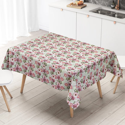 Wachstuctischdecke Sommer Garten Blüten Blumen