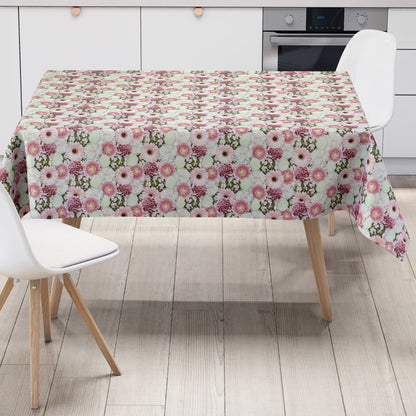 Wachstuctischdecke Sommer Garten Blüten Blumen