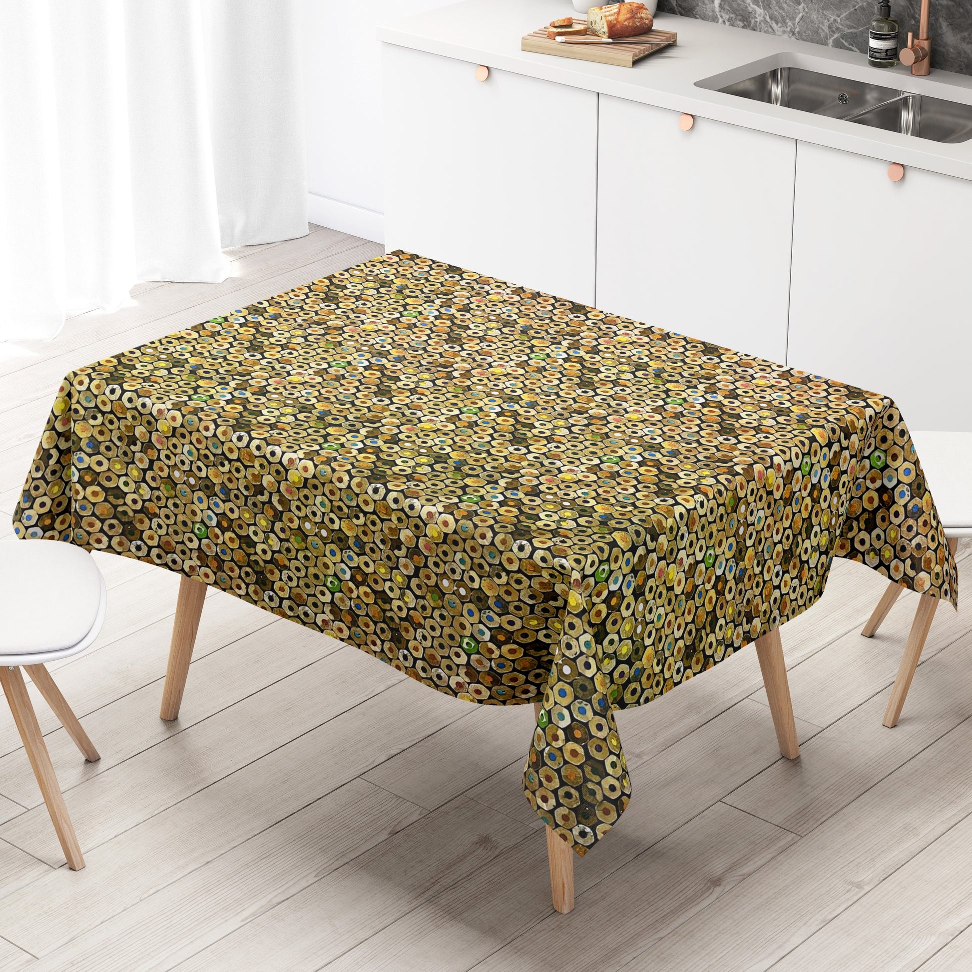 PVC Tischdecke wachstuchshop24 kaufen bestellen Stifte Buntstifte