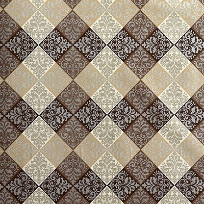 Nappe toile cirée vendue au mètre 01301-00 Pâques Lapin de Pâques Tulipes carrée ronde ovale