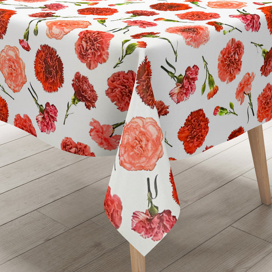 PVC Tischdecke Nelken