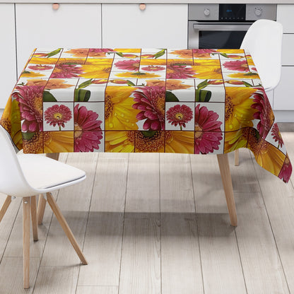 Wachstuch Tischdecke Frühjahr Ostern Tulpen