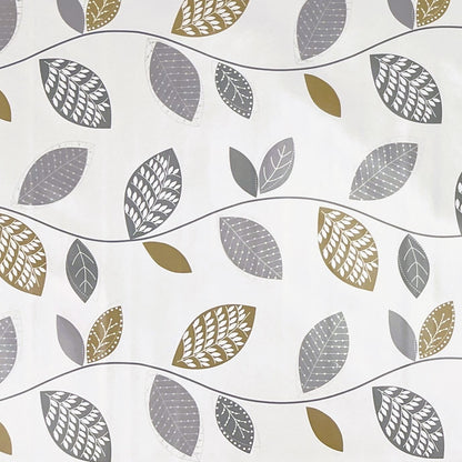 Oilcloth tablecloth K150087 leaves autumn on white square round oval