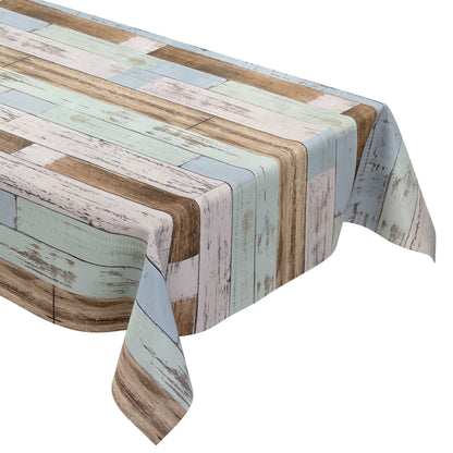 Oilcloth tablecloth K150109 wood look Scandinavian square round oval