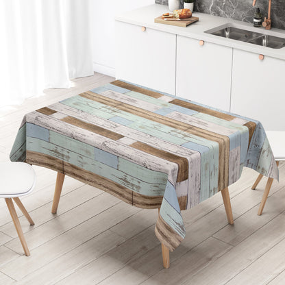 Oilcloth tablecloth K150109 wood look Scandinavian square round oval