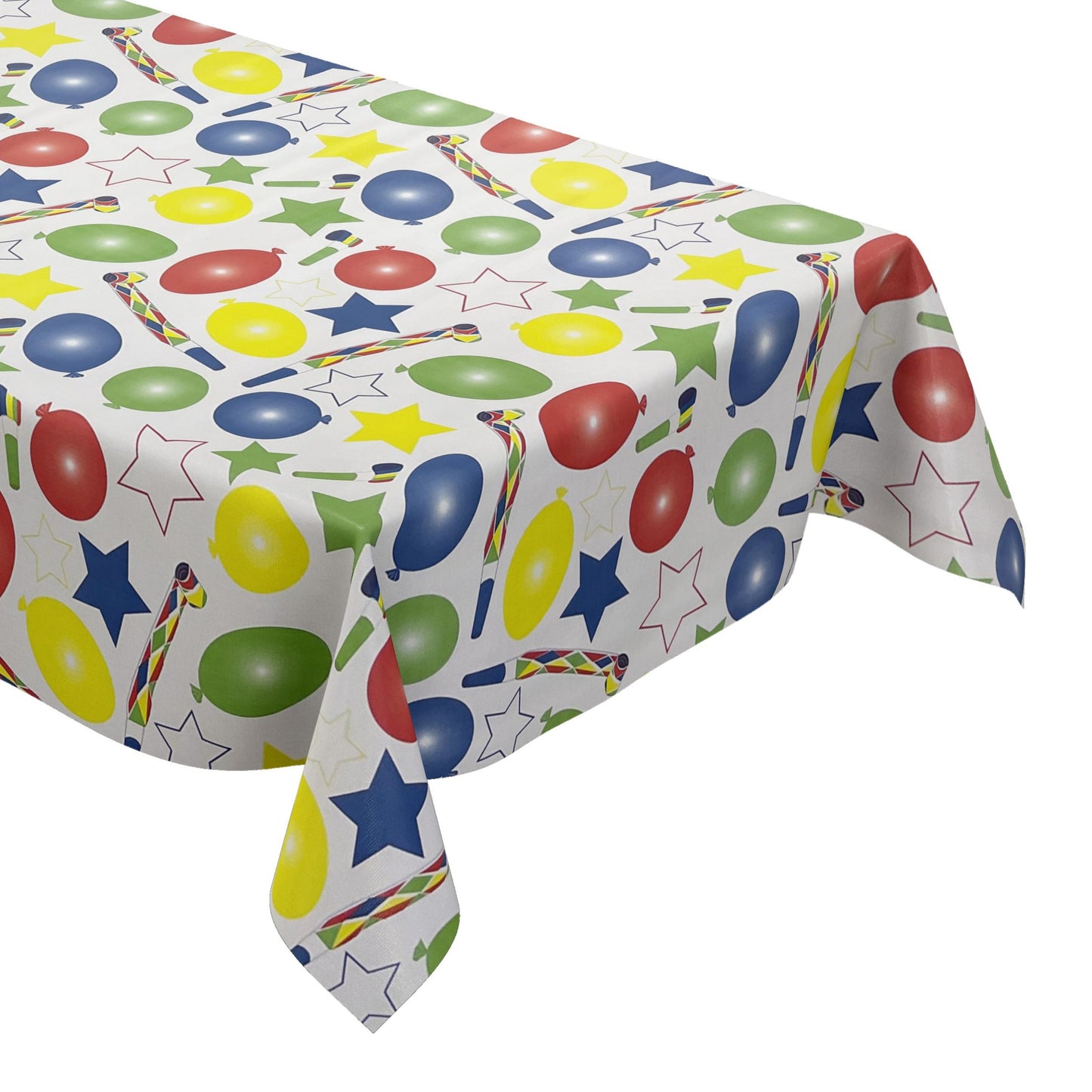 Nappe en toile cirée K150180 Anniversaire Ballon Fête carrée ronde ovale