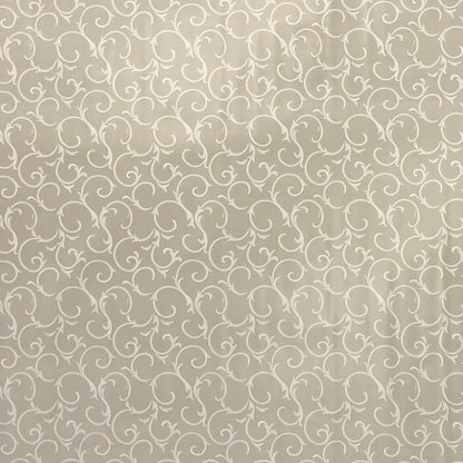 Oilcloth tablecloth K150192 Baroque ornaments beige cream square round oval