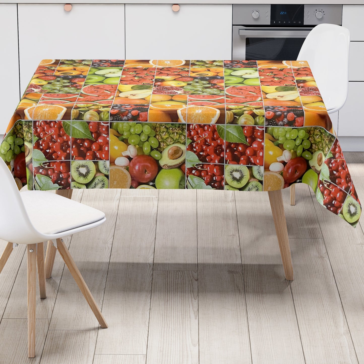 Wachstuchtischdecke Gemüse Früchte eckig rund oval bestellen