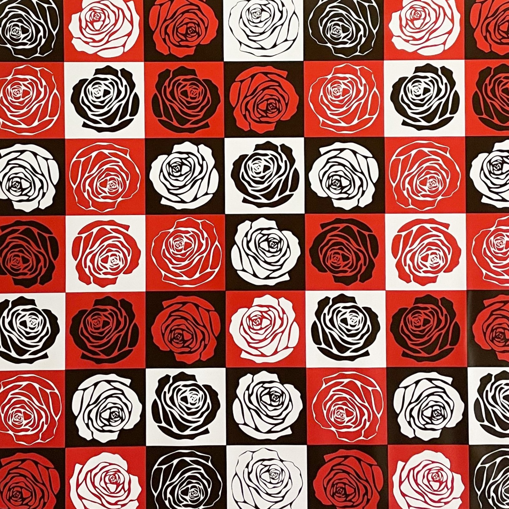 Wachstuch Tischdecke Rosen