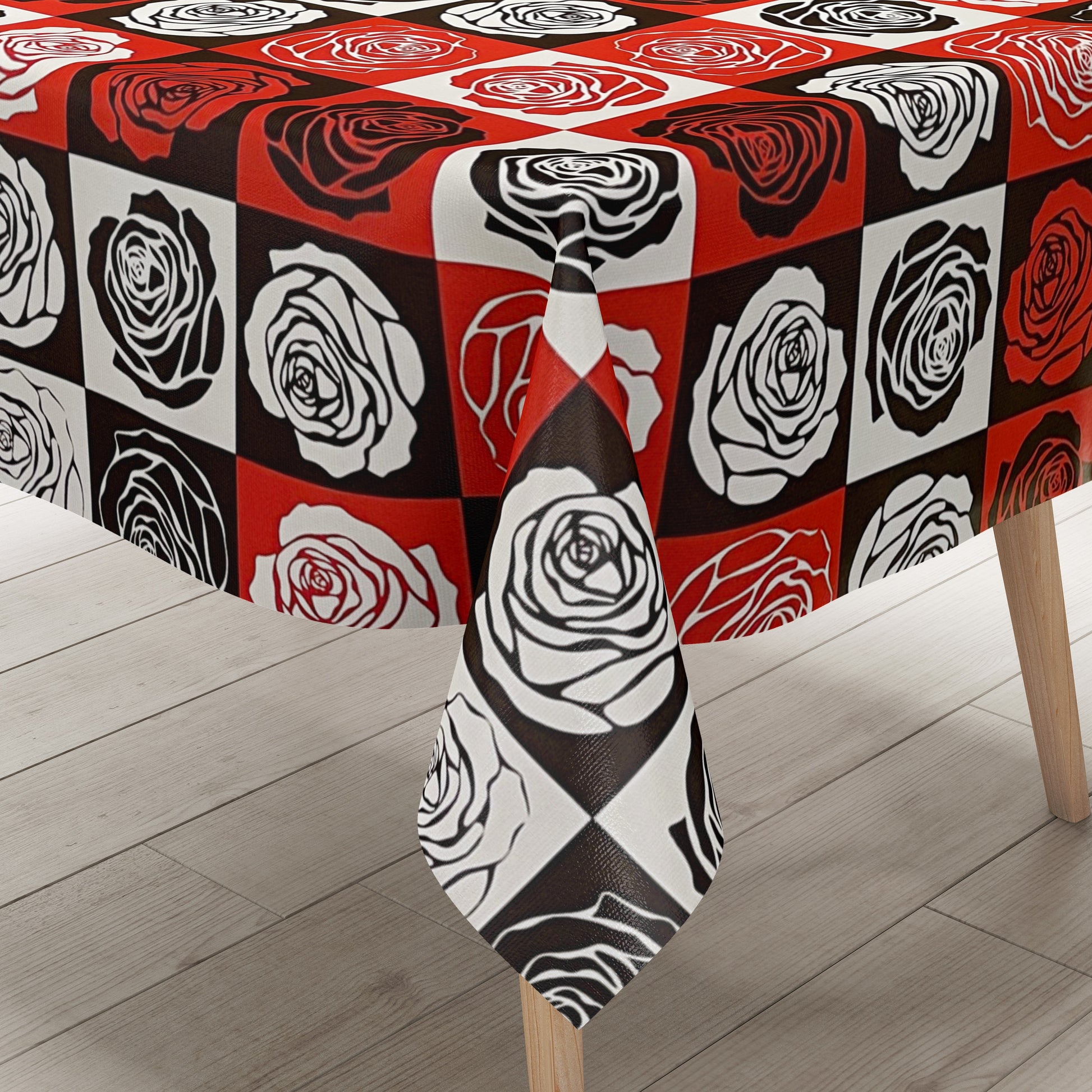 Wachstuch Tischdecke Rosen