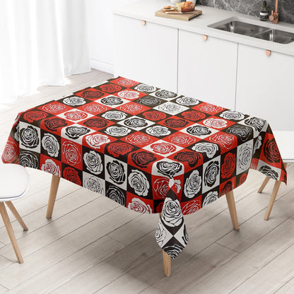 Wachstuch Tischdecke Rosen