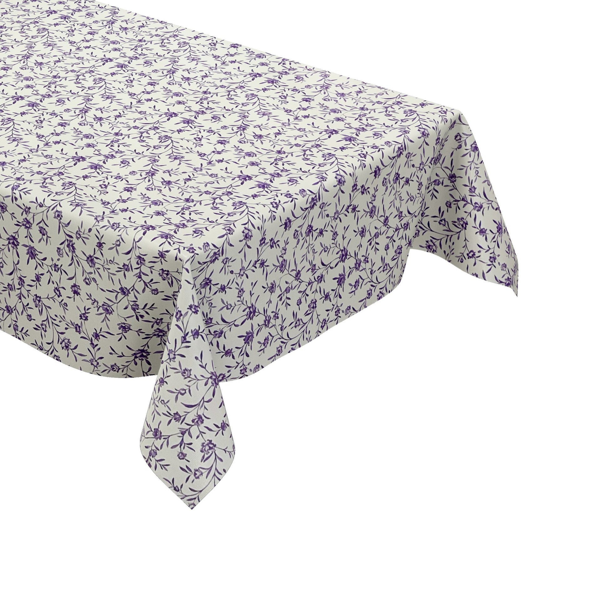 Wachstuch Tischdecke lila Rosen