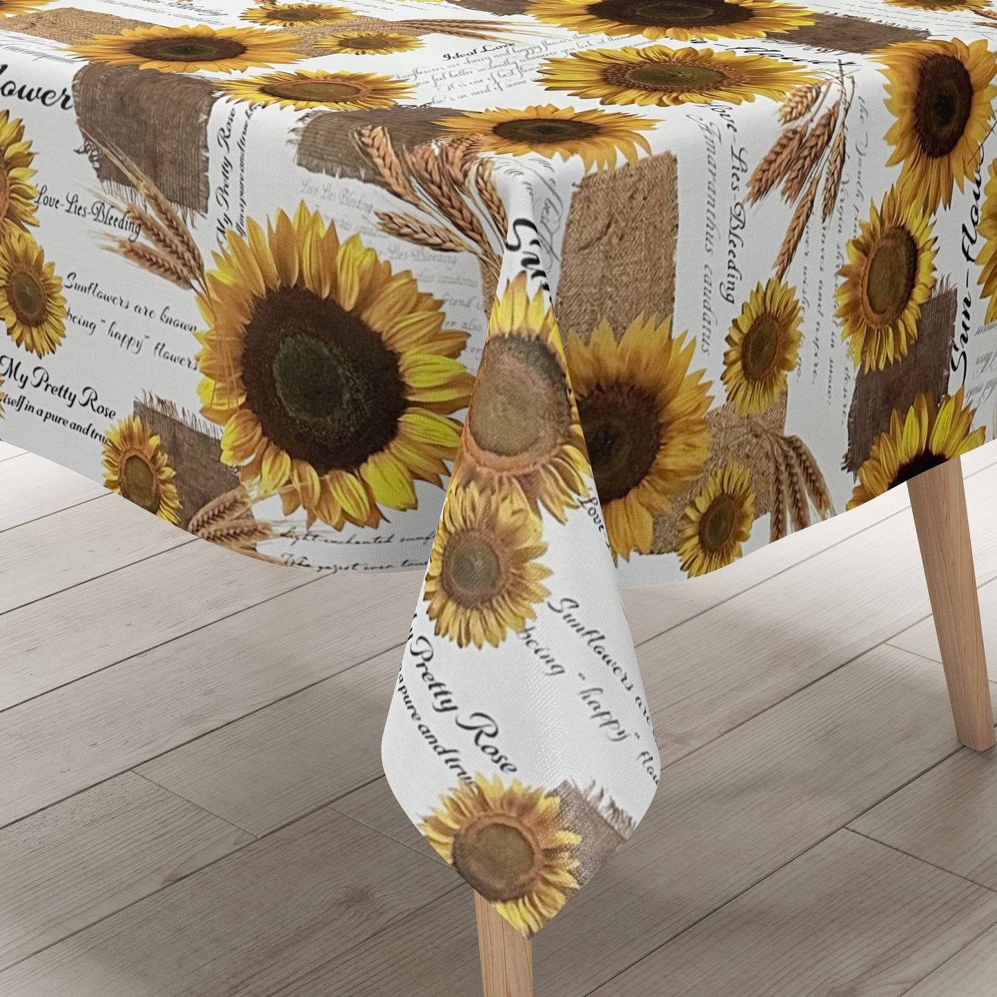 Wachstuchtischdecke Sonnenblumen Blumen Blüten