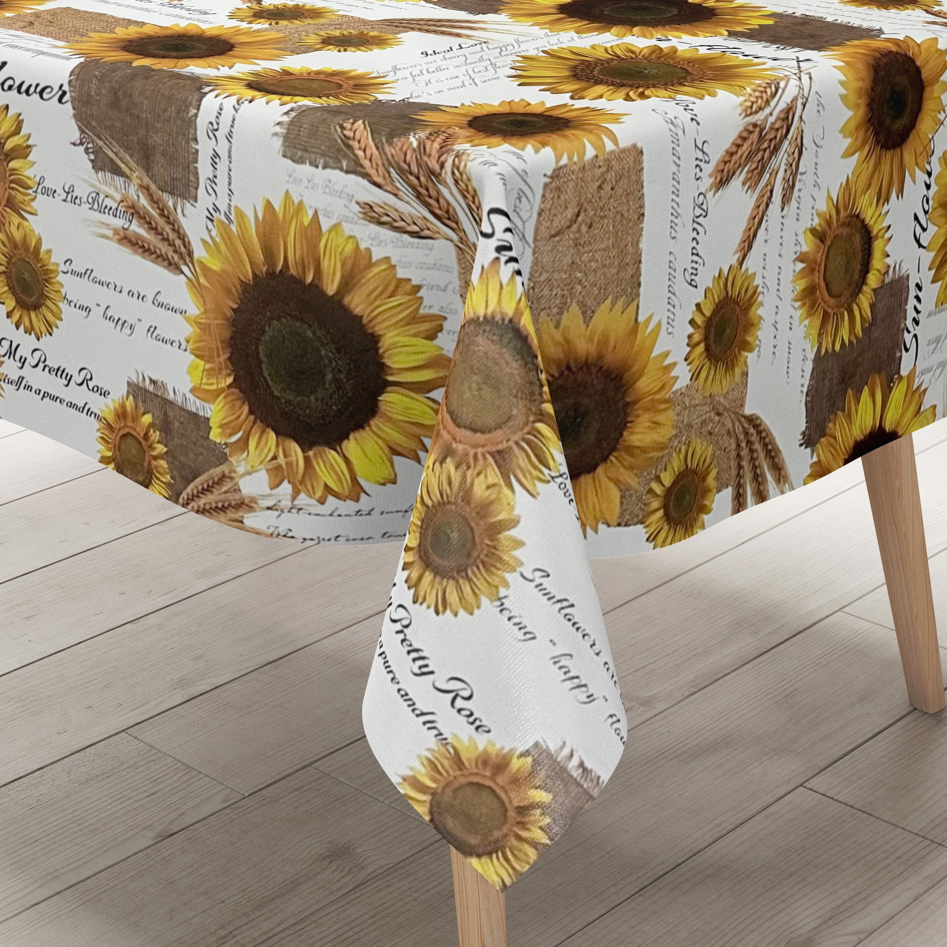 Wachstuchtischdecke Sonnenblumen Blumen Blüten