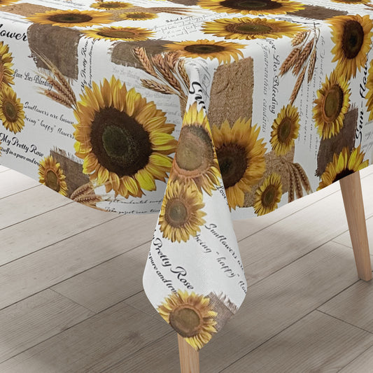 Wachstuchtischdecke Sonnenblumen Blumen Blüten