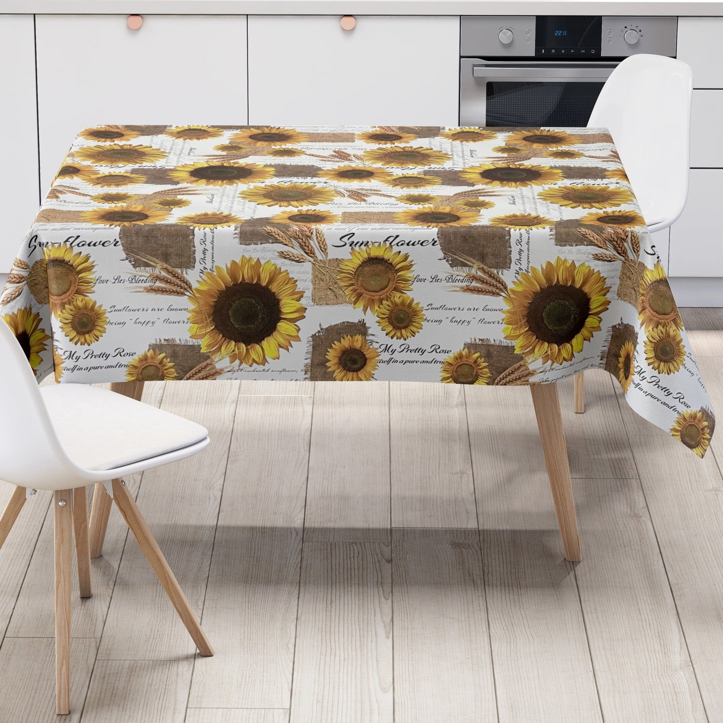 Wachstuchtischdecke Sonnenblumen Blumen Blüten