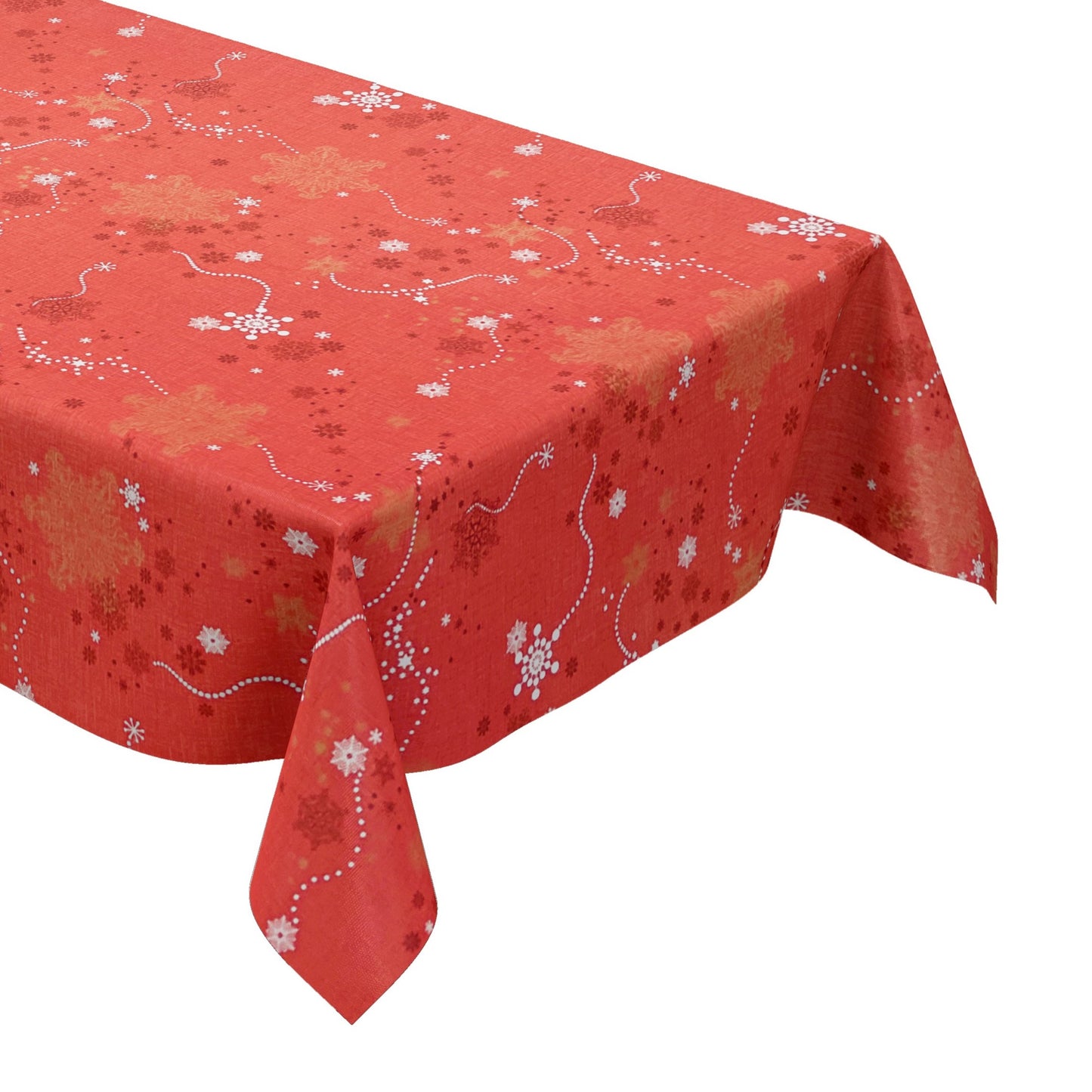 Wachstuch Tischdecke geprägt Weihnachten Skandinavien rot KE00810 eckig rund oval