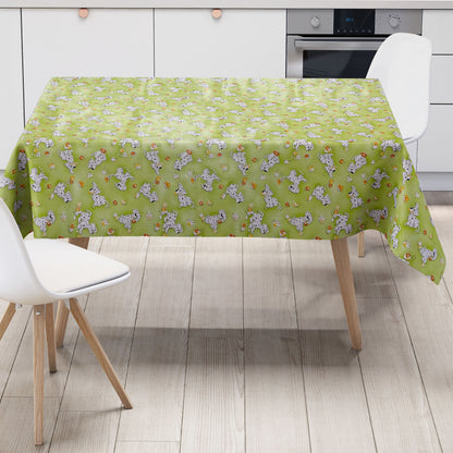 Nappe en toile cirée KE08270 Chien Dalmatien motif enfant carrée ronde ovale