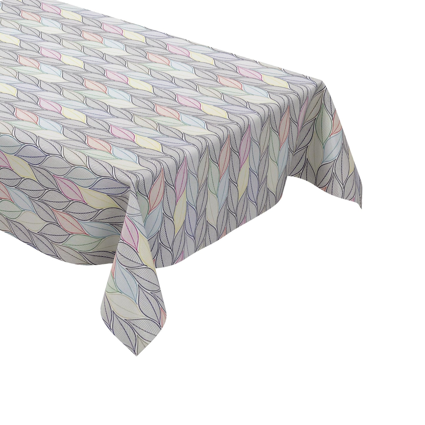Wachstuchtischdecke eckig rund oval Blätter Laub Herbst