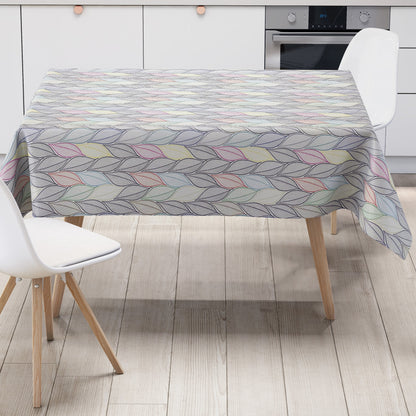 Wachstuchtischdecke eckig rund oval Blätter Laub Herbst