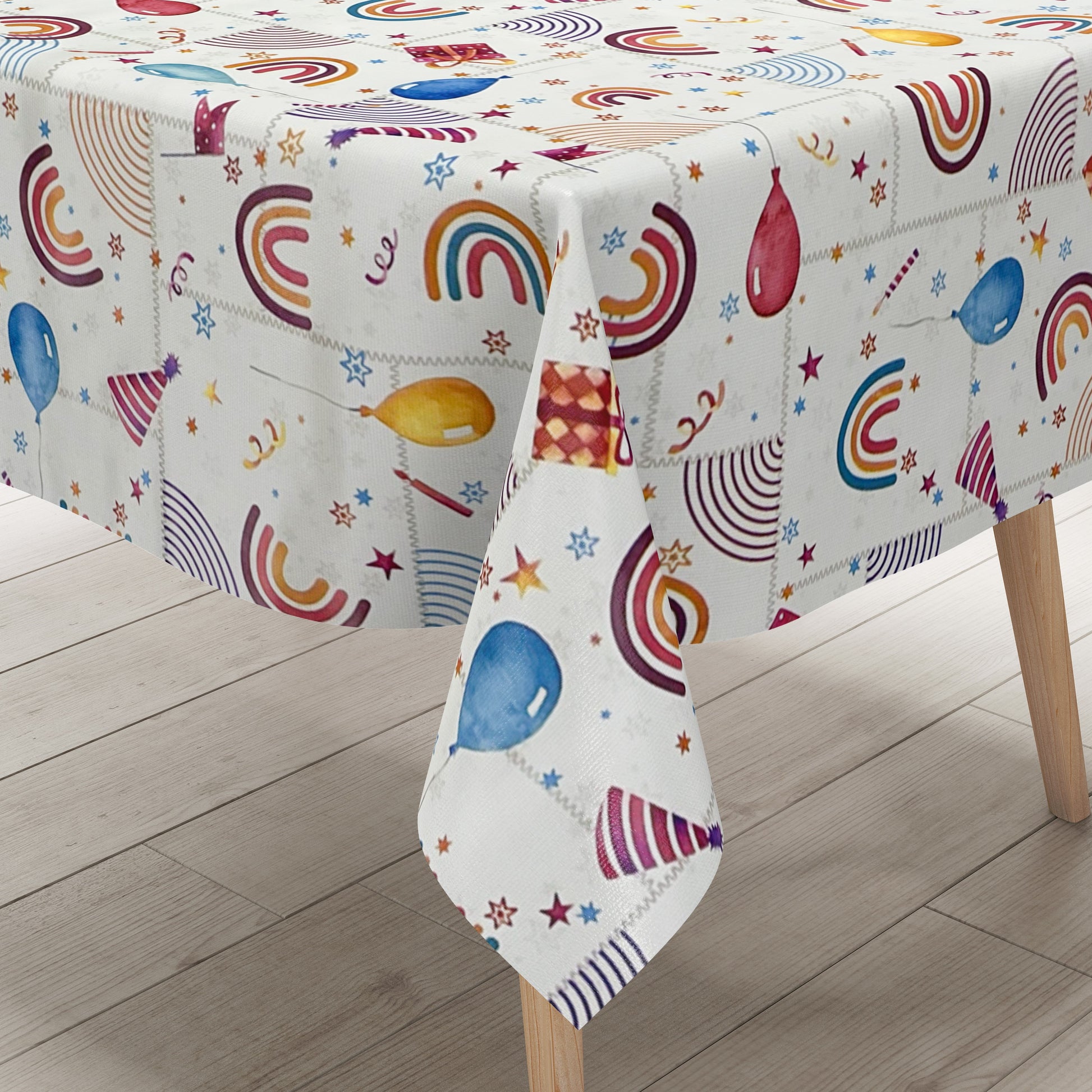 Wachstuch Tischdecke Fasching