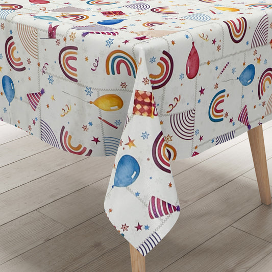 Wachstuch Tischdecke Fasching