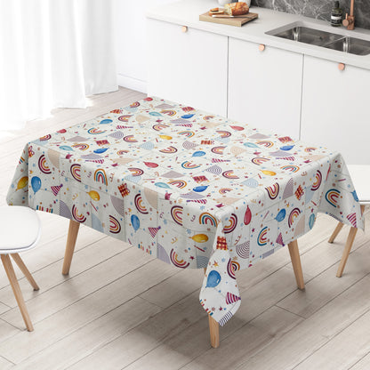 Wachstuch Tischdecke Fasching