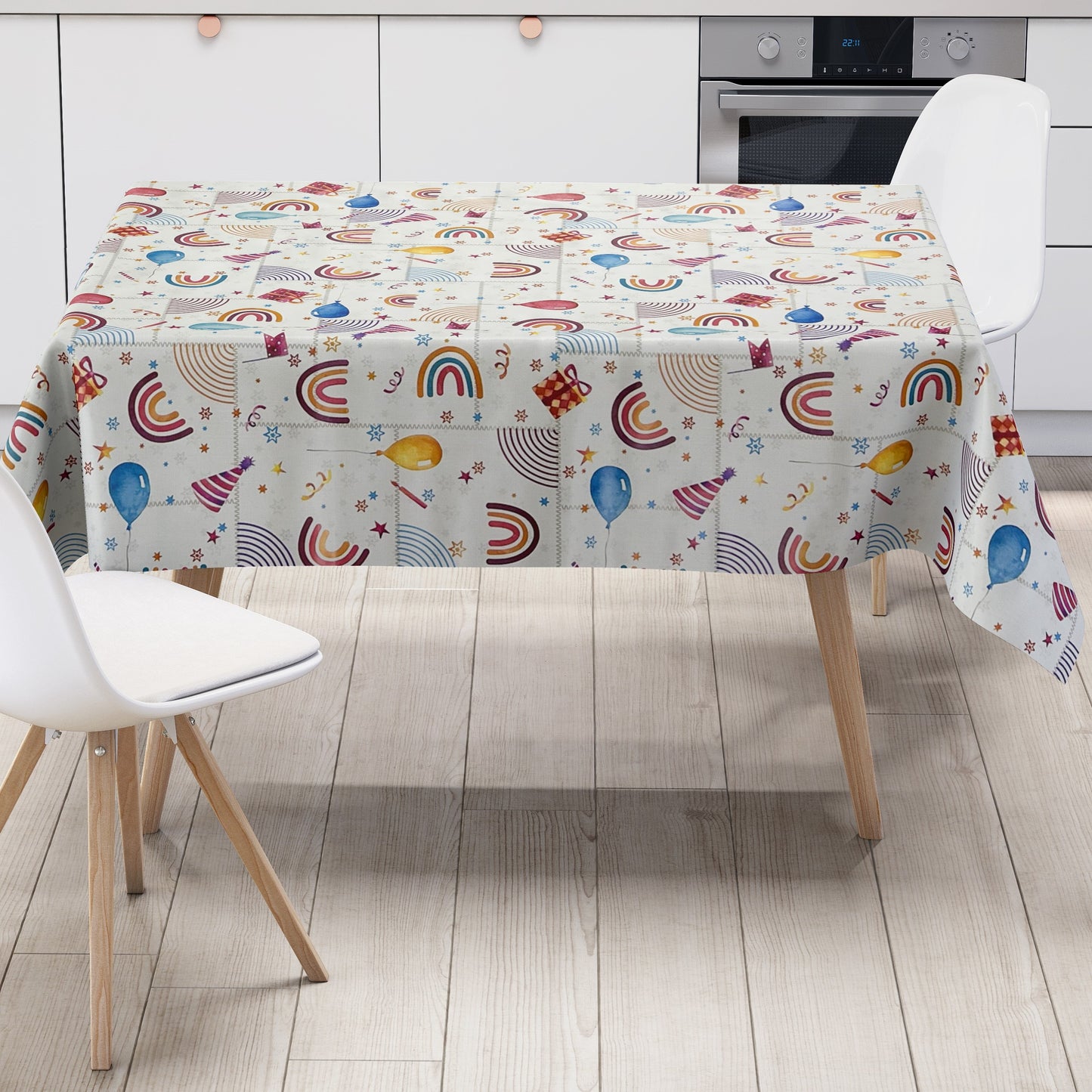 Wachstuch Tischdecke Fasching