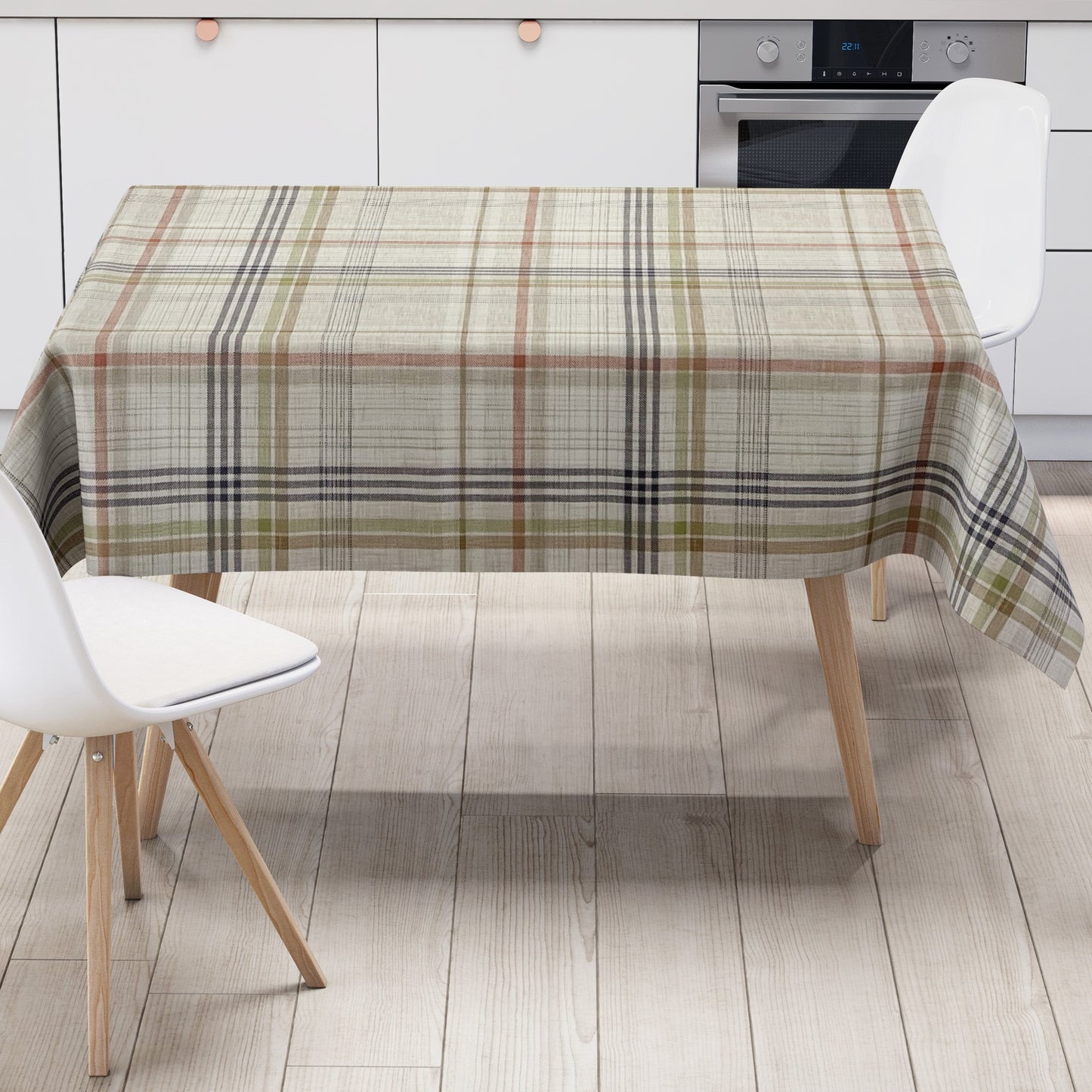 Wachstuch Tischdecke kariert